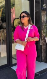 ست تیشرت و شلوار مدل miu miu کد 6746