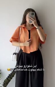 شومیز مدل درسا کد 6791
