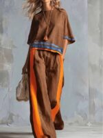 ست تیشرت و شلوار باربی کد 6757 - Image 2