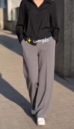 شلوار بگ کرپ مازراتی کد 6731 - Image 5